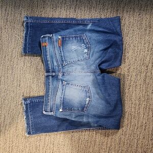 7 For All Mankind Cropped Boot Jeans Size 29